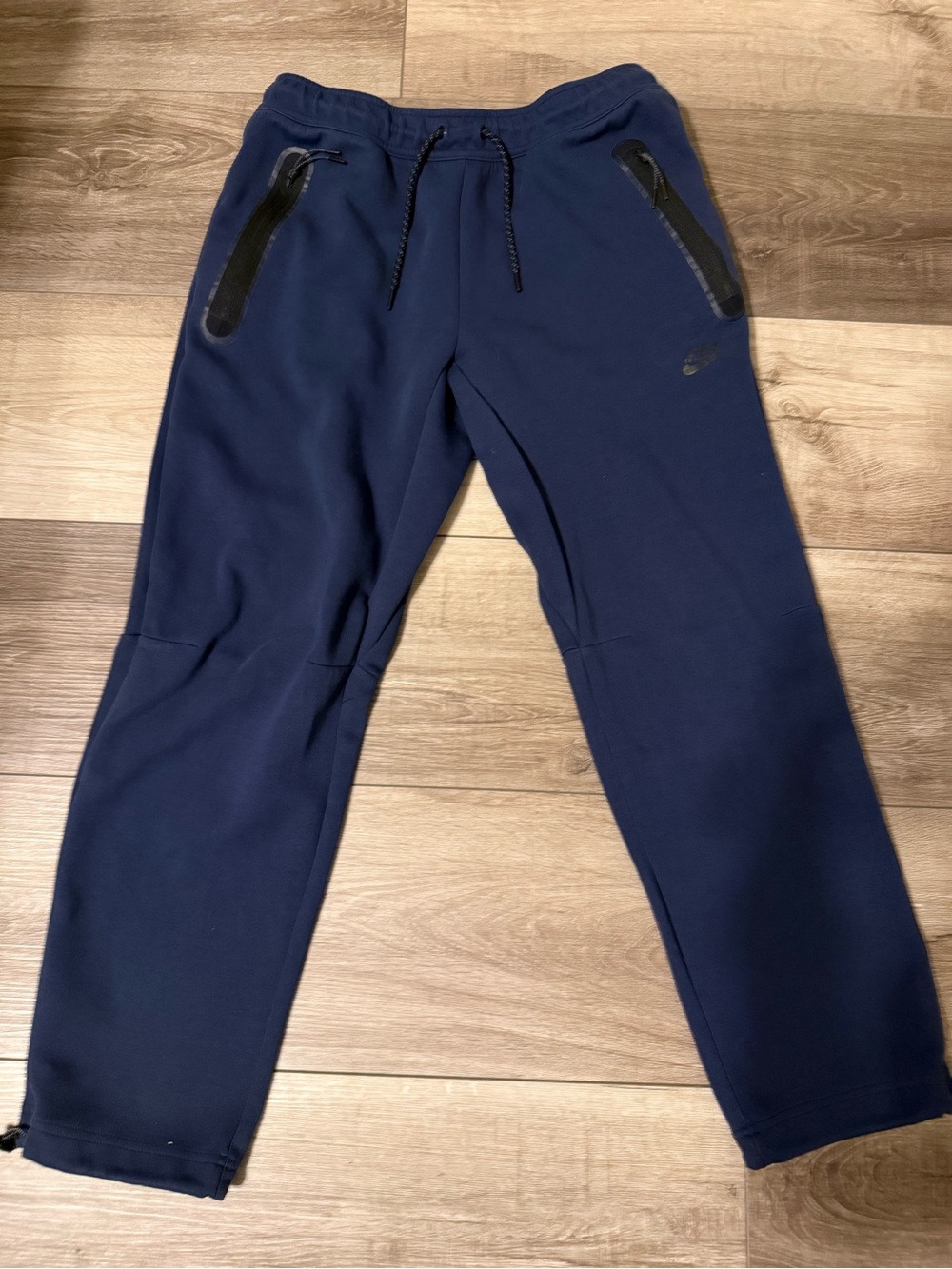Nike Navy Performance Joggers with Black Accents